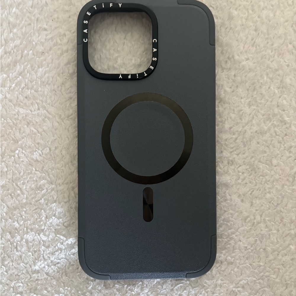 Casetify Dark Gray MagSafe Compatible Phone Case